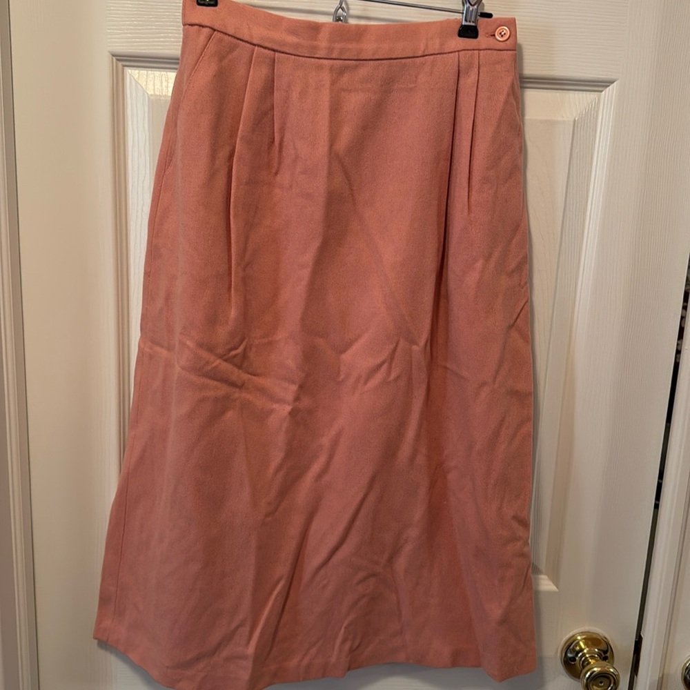 Vintage wool lined skirt